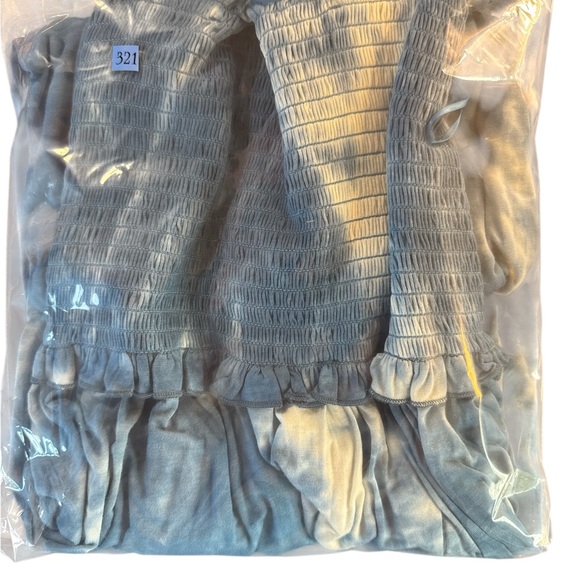 NATURAL LIFE Indigo Tie-Dye Maxi Dress - Picture 9 of 9